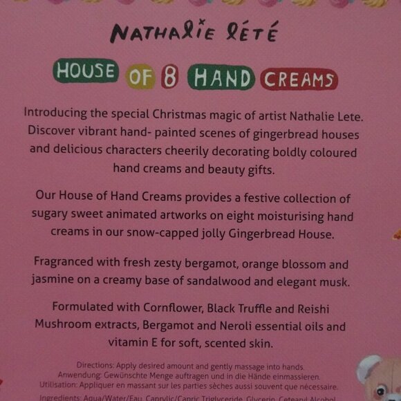 Heathcote & Ivory Nathalie Lete House of 8 Hand Creams Black Truffle Extract - Picture 6 of 9
